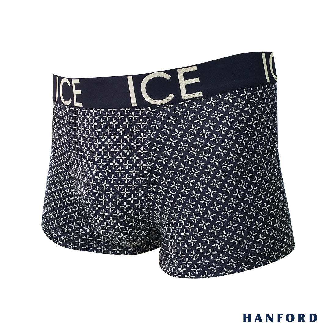 Hanford iCE Men Viscose w/ Spandex Boxer Briefs Aztec - Black