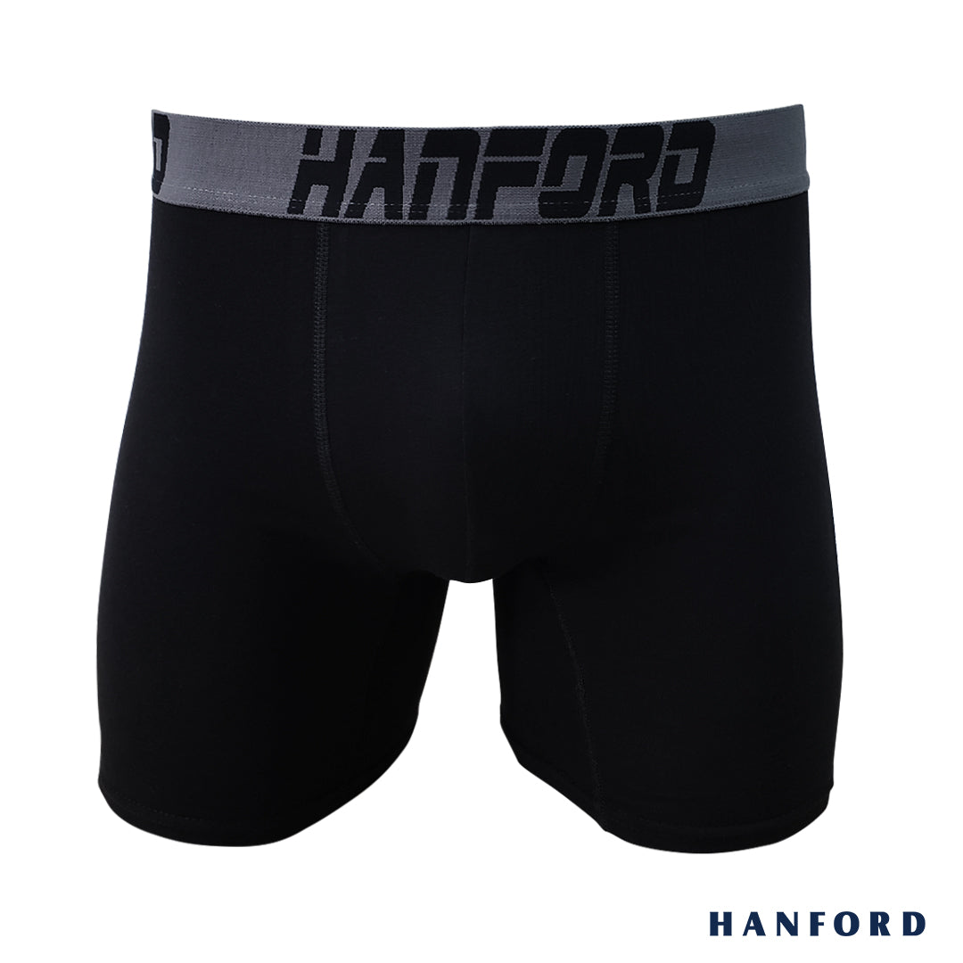 Hanford Athletic Men Cotton Spandex Compression Boxer Shorts Chase