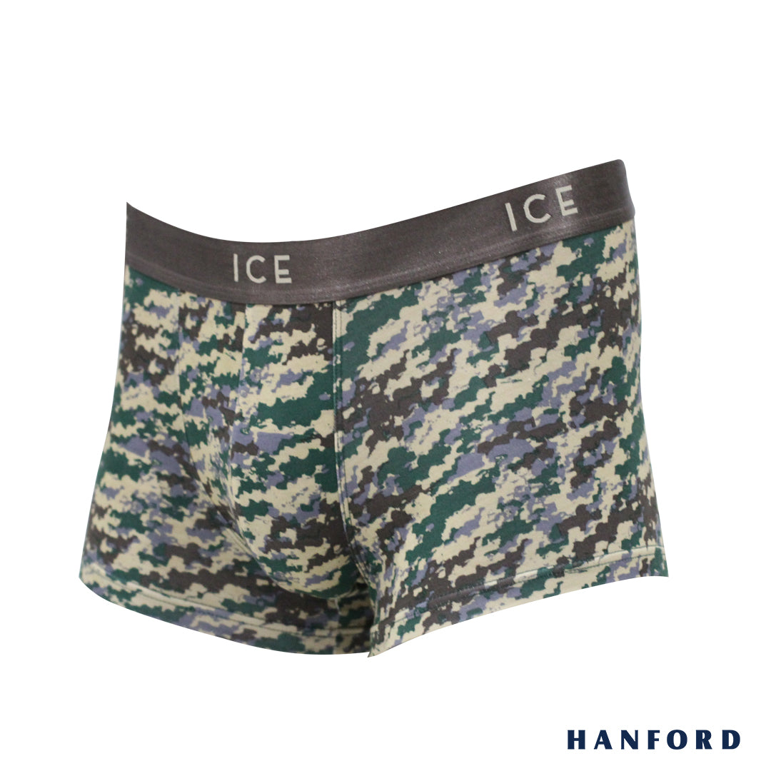 Hanford iCE Men Viscose w/ Spandex Boxer Briefs - Camo Print (Single P