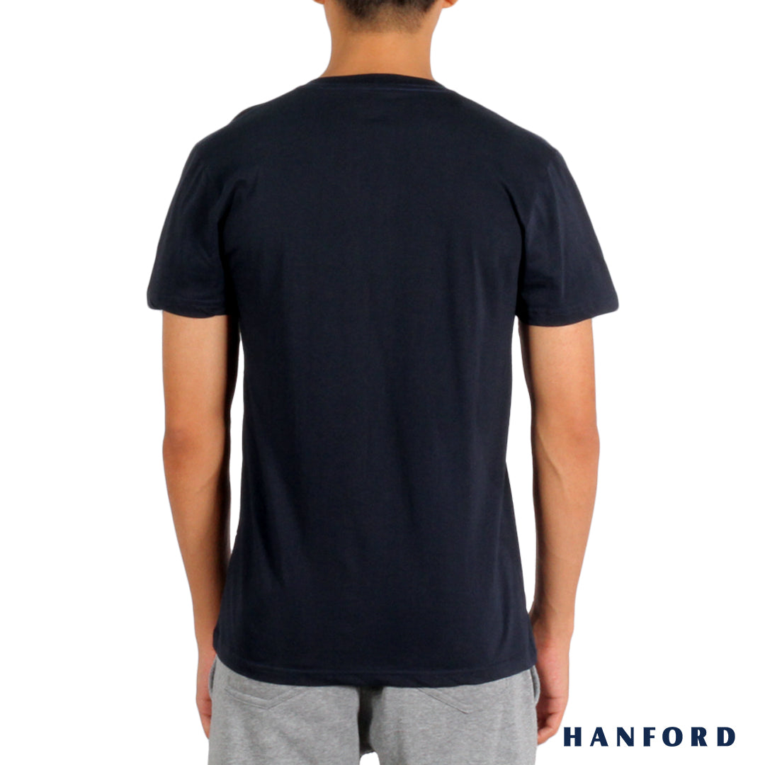 Hanford iCE Men 100% Cotton V-Neck Modern Fit Short Sleeves Shirt - Na –  HANFORD