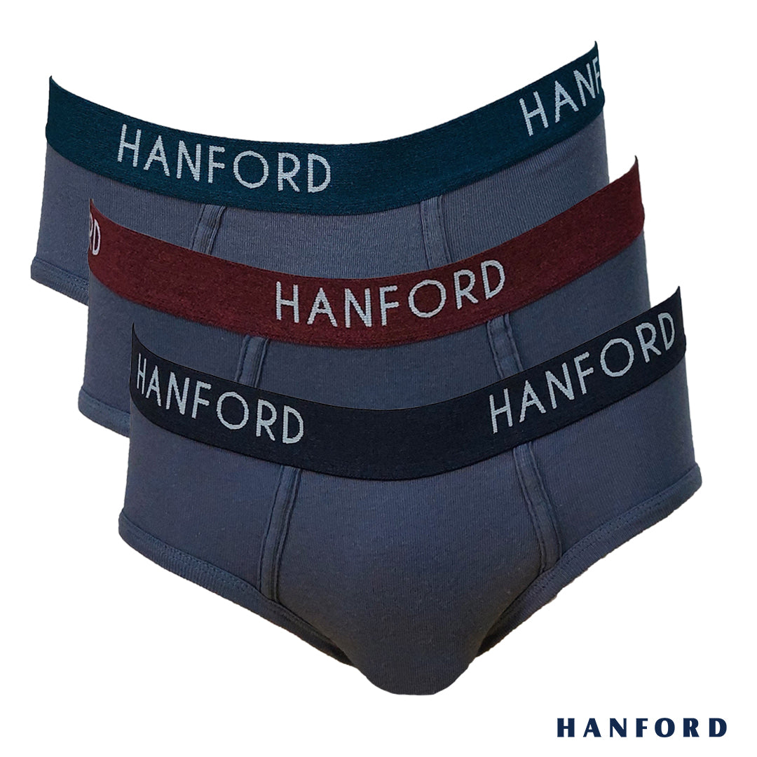 Hanford Men Premium Ribbed Cotton Hipster Briefs Tyrion - Assorted Col –  HANFORD