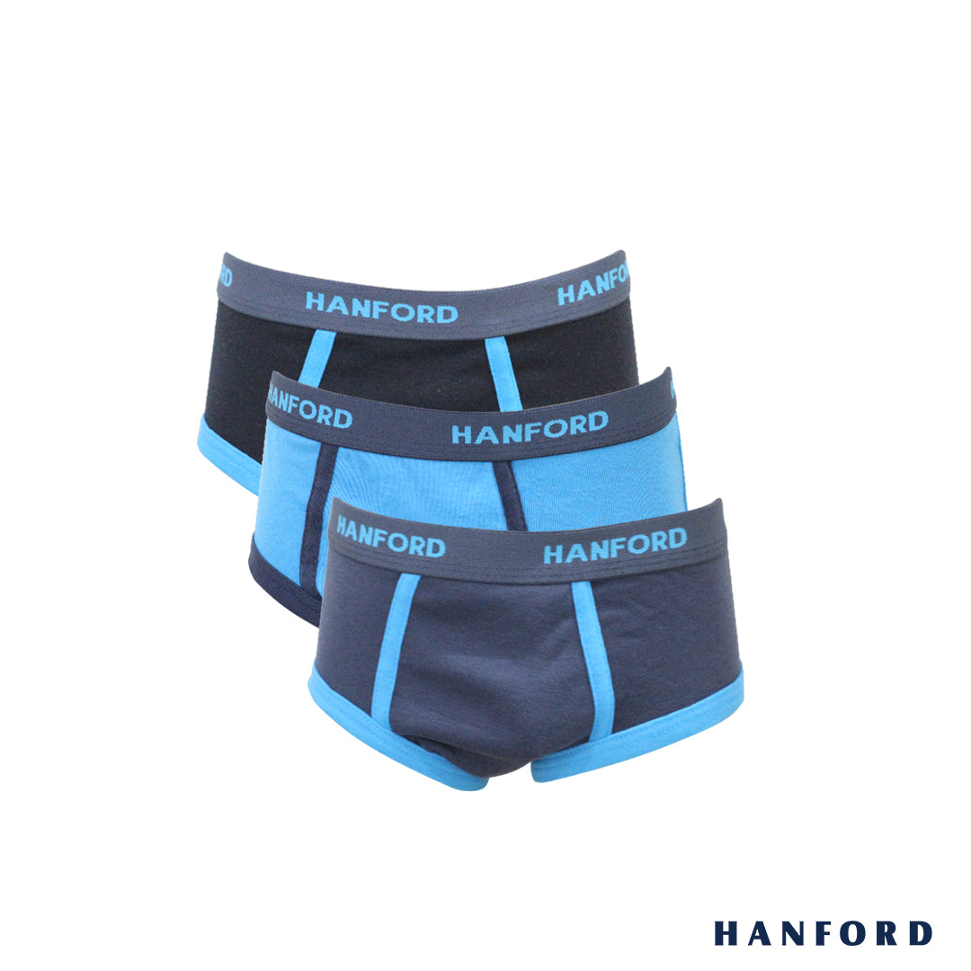 Hanford Kids/Teens Premium Ribbed Cotton Hipster Briefs w/ Combi Easto –  HANFORD