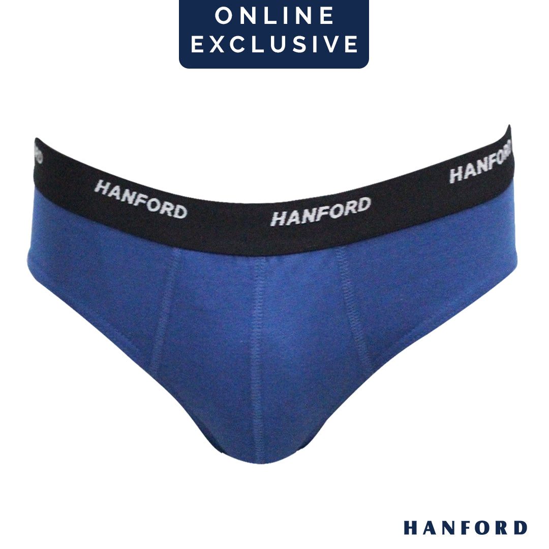 Hanford Men Regular Cotton Briefs OG Maxx - Blue Dungeon (1PC