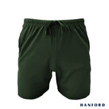 Hanford Men Premium Cotton Casual Walking Drawstring Slim Fit Shorts with Pocket Hagen - (SinglePack)