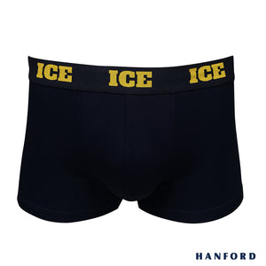 Hanford ICE Men Viscose w/ Spandex Boxer Briefs Leon - Black (Single Pack)