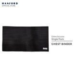 Hanford Compression Waist Chest Binder Vest With Velcro - Black (Single Pack)