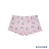 Hanford Kids Girls Teens Regular Cotton Hipster Boyleg Shorts Unicorn - Assorted Print (3in1 Pack)