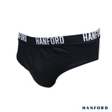 Hanford Men Regular Cotton Briefs OG Jaren - Black (3in1 Pack)