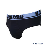 Hanford Men Regular Cotton Briefs OG Linus - Black (1PC/Single Pack) S-4X Big Plus Size
