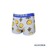 Hanford Kids/Teens Premium Ribben Cotton Hipster Boxer Briefs Basketball Print -Assorted (3in1 Pack)