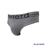 Hanford Men Regular Cotton Briefs Polar - Assorted with Gray Garter (3in1 Pack) S-4X Big Plus Size