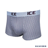 Hanford ICE Men Viscose w/ Spandex Boxer Briefs Triad - Glacier Gray (Single Pack)