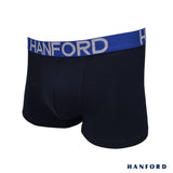 Hanford Men Cotton w/ Spandex Boxer Briefs Callum - Black (3in1 Pack)