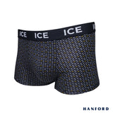 Hanford ICE Men Viscose w/ Spandex Boxer Briefs Drops - Black (Single Pack)