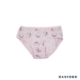 Hanford Kids Girls Teens Regular Cotton Hipster Panty Unicorn - Assorted Print (3in1 Pack)