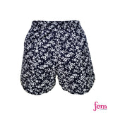 Fem by Hanford Ladies Women 100% Premium Cotton Woven Comfy Sleep Lounge Boxer Shorts Wendi-01(1PC) Big Plus Size