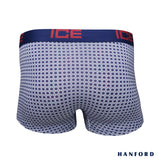 Hanford ICE Men Viscose w/ Spandex Boxer Briefs Quad - Blue Opal (Single Pack)