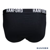 Hanford Men Regular Cotton Briefs OG Jaren - Black (3in1 Pack)