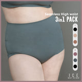 ICE Next to Skin Ladies Women Seamless Heatpress Comfort Silk Soft High Rise Shaper Panty Clara 3in1