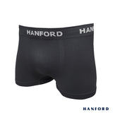 Hanford Men Seamless Comfort Soft Nylon with Spandex Boxer Briefs Itch Free Seamor (3in1)