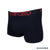 Hanford Men Cotton w/ Spandex Boxer Briefs Callum - Black (3in1 Pack)