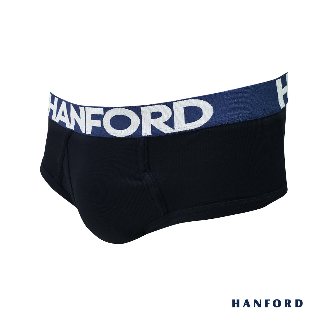 Hanford Men Premium Ribbed Cotton Modern Hipster Briefs w/ Fly Opening –  HANFORD