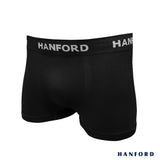 Hanford Men Seamless Comfort Soft Nylon with Spandex Boxer Briefs Itch Free Seamor (3in1)