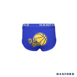 Hanford Kids/Teens Premium Ribben Cotton Hipster Briefs Basketball Print - Assorted (3in1 Pack)