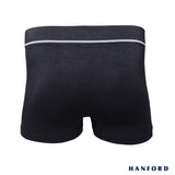 Hanford Men Seamless Comfort Soft Nylon with Spandex Boxer Briefs Itch Free Spyro - Assorted (3in1)