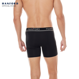 Hanford Athletic Men Pro Cool 2.0 Quick Dry Compression Boxer Shorts With Mesh Pouch Aire - Black (Single Pack)