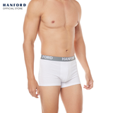 Hanford Men Cotton w/ Spandex Boxer Briefs Ansel - White (3in1 Pack) S-4X Big Plus Size