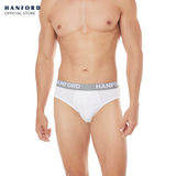 Hanford Men Regular Cotton Briefs Ansel - White (3in1 Pack) S-4X Big Plus Size