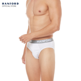 Hanford Men Regular Cotton Briefs Ansel - White (3in1 Pack) S-4X Big Plus Size