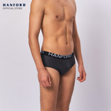 Hanford Men Premium Ribbed Cotton Modern Hipster Briefs Asgard - Assorted (3in1 Pack)