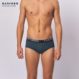 Hanford Men Premium Ribbed Cotton Modern Hipster Briefs Asgard - Assorted (3in1 Pack)