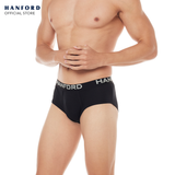 Hanford Men Premium Ribbed Cotton Modern Hipster Briefs Axton - Assorted Colors (3in1 Pack)