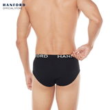Hanford Men Premium Ribbed Cotton Modern Hipster Briefs Axton - Assorted Colors (3in1 Pack)