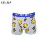 Hanford Kids/Teens Premium Ribben Cotton Hipster Boxer Briefs Basketball Print -Assorted (3in1 Pack)