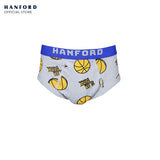 Hanford Kids/Teens Premium Ribben Cotton Hipster Briefs Basketball Print - Assorted (3in1 Pack)