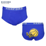 Hanford Kids/Teens Premium Ribben Cotton Hipster Briefs Basketball Print - Assorted (3in1 Pack)