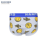 Hanford Kids/Teens Premium Ribben Cotton Hipster Briefs Basketball Print - Assorted (3in1 Pack)