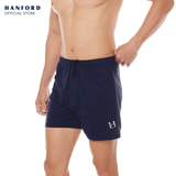 Hanford Men Premium Cotton Knit Lounge Sleep Drawstring Boxer Shorts Blaze - Navy Blue (Single Pack)