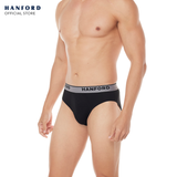 Hanford Men Regular Cotton Briefs Boston - Black (3in1 Pack)