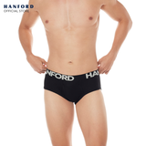 Hanford Men Premium Ribbed Cotton Modern Hipster Briefs w/ Fly Opening Braxton - Assorted Colors (3in1 Pack)