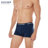 Hanford Men Cotton w/ Spandex Boxer Briefs Brock - Dress Blue (Single Pack)