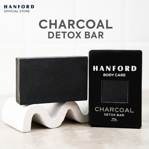 Hanford Body Care Charcoal Deep Cleansing Detox Soap Bar 100g (1pc)