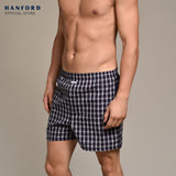 Hanford Men 100% Premium Cotton Woven Boxer Shorts Chelan - Checkered (1PC/SinglePack)