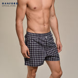 Hanford Men 100% Premium Cotton Woven Boxer Shorts Chelan - Checkered (1PC/SinglePack)