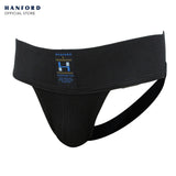 Hanford Athletic Men Supporter 3inches Plain Garter - Black (Single Pack)