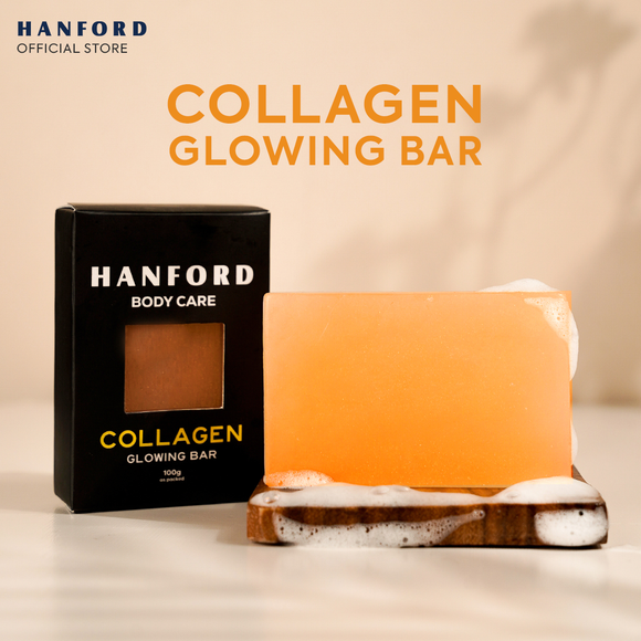 Hanford Body Care Collagen Glowing Moisturizing Soap Bar 100g (1pc)
